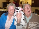 Mary, Ernie and their new dog!